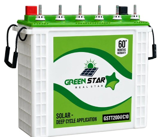 Green Star C10 rated tubular solar battery
